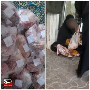 کمک به نیازمندان حاشیه شهر توسط گروه جهادی شهید مالکی نسب