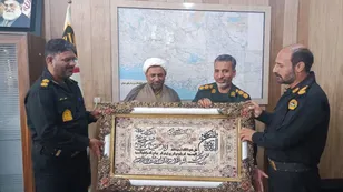 دیدارفرمانده‌ناحیه‌جاسک‌با‌فرمانده‌انتظامی‌شهرستان
