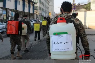 آغاز هفته بسیج با رزمایش دفاع بیولوژیک در قائم شهر