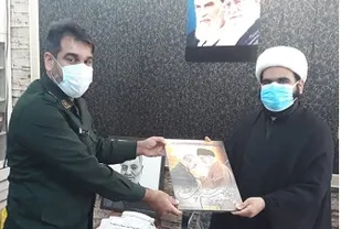 دیدار فرماندهان نظامی و انتظامی با امام جمعه پارسیان
