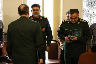 آیین سنگرسپاری معاون هماهنگ&zwnj;کننده سپاه انصارالحسین(ع) استان همدان برگزار شد