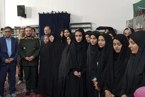 حضور سردار سلیمانی در جمع بسیجیان مسجد امیر المومنین علیه السلام کاشان