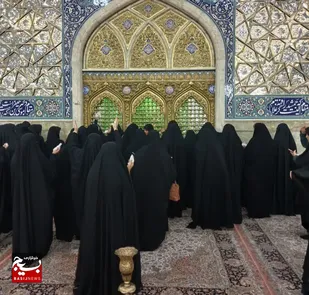 مضجع و شبستان شریف حضرت معصومه(س) عطرافشانی و غبارروبی شد