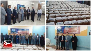 ۱۰۰۰ بسته مواد غذای میان خانواده های تحت پوشش بهزیستی توزیع شد
