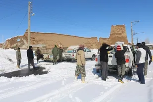 معابر روستاهای بخش میمه بازگشایی شد