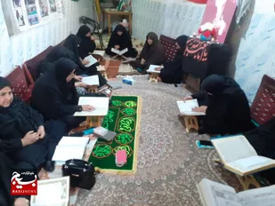 برگزاری جلسه قرآن توسط خواهران پایگاه طهورا حوزه حضرت خدیجه(س)