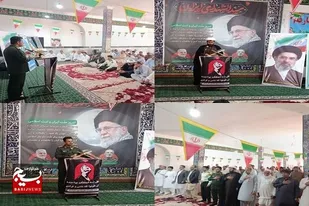 مراسم تکریم و معارفه فرمانده حوزه مقاومت بسیج شهید معمار