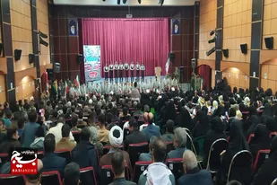 برگزاری همایش اقتدار بسیجیان شهرستان بهار به مناسبت هفته بسیج