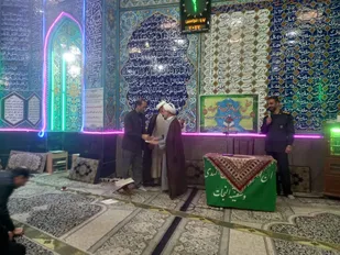 مراسم تکریم و معارفه فرمانده پایگاه بسیج امام جواد (ع) شاهرود