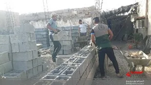&zwnj;عزم&zwnj;جهادی&zwnj;بسیجیان برای ساخت و تکمیل 4&zwnj;مسکن&zwnj;&zwnj;&zwnj;برای&zwnj;محرومان در رودان