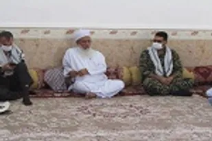دیدار با مولوی عارفی امام جمعه اهل سنت دشتیاری