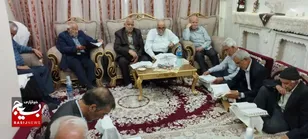 تجدید پیمان بسیجیان پیشکسوت با شهید «عباس پاینده»