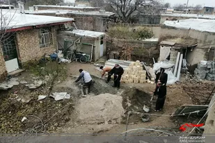 اردوی جهادی حوزه امام علی(ع) قروه درجزین در روستای عمان