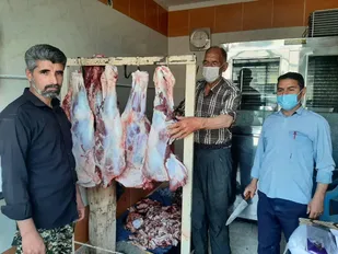 توزیع 100 بسته گوشت قرمز در دهستان آلاداغ بجنورد