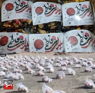 توزیع ۲۳۰ بسته&zwnj; معیشتی یلدای فاطمی در بین نیازمندان صالح شهر