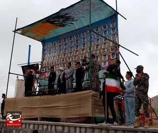 رژه اقتدار ملی و  رزمایش سراسری جانفدا ایران امام رضایی در شهر&zwnj; وردنجان