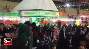 جشن خودجوش مردمی " تا انقلاب مهدی (عج) به مدت سه شب در سالن معلم شهر قوچان برگزار شد