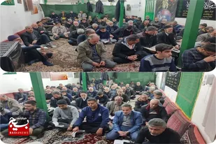 محفل انس با قرآن در روستای سرخه برگزار شد