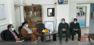 دیدار مسئولان شهرستان الشتر با فرمانده سپاه ناحیه به مناسبت روز پاسدار