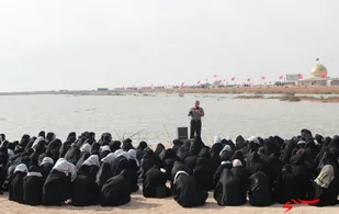بازدید کاروان راهیان نور دانشجویی همدان از مناطق عملیاتی