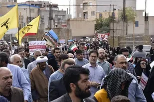 اجتماع مردم ایلام در حمایت از مجازات رژیم صهیونیستی