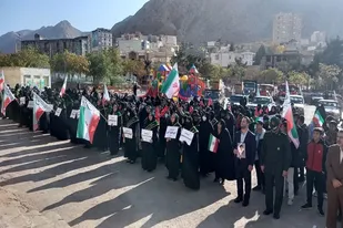 صبحگاه جهادگران فاطمی در مهدیشهر برگزار شد