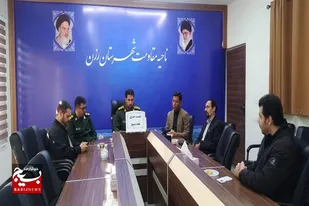 برگزاری نشست خبری فرمانده سپاه ناحیه رزن با خبرنگاران