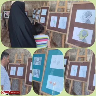 برپایی نمایشگاه "نه به اعتیاد" در شهرستان رامیان