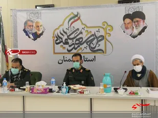 جلسه هماهنگی برنامه های دهه فجر در سپاه استان برگزار شد