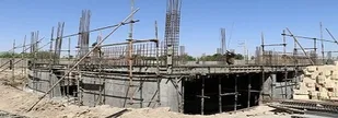 آغاز ساخت دو مدرسه توسط گروه های جهادی در شهرستان دلگان