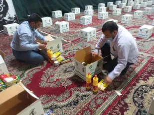 تعداد 250 بسته معیشتی بین محرومین توزیع شد
