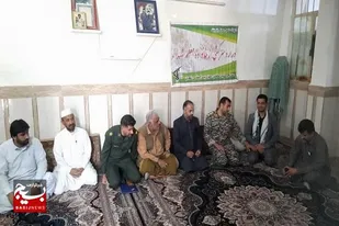 دیدار وسرکشی از خانواده شهیدان مددوفریبرز دامنی به مناسبت دهه مبارک فجر