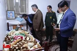 دیدار با خانواده شهید حیدری در خورموج