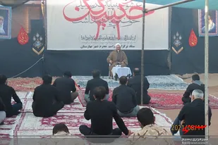 مراسم عزاداری حضرت اباعبدالله الحسین علیه السلام در حسینیه عاشقان ثارالله بهارستان