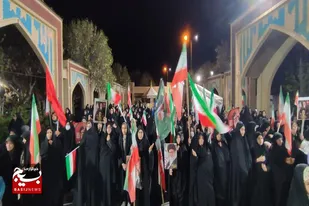 حضور پرشور مردم ولایی صالح آباد در پنجاه و هشتمین تجمع مردمی