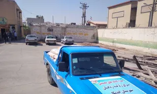 خدمات رسانی سپاه مسجدسلیمان به مناطق زلزله زده اندیکا