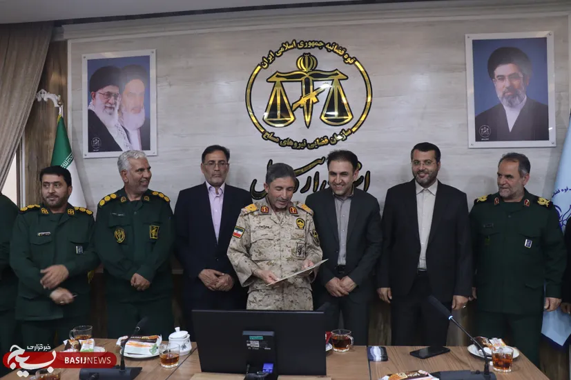 دیدار سردار محمدی اصل با معاون دادستان عمومی و انقلاب و دادستان نظامی استان اردبیل