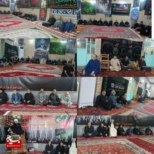 برگزاری مراسم عزاداری به مناسبت تشییع پدر امت و قائد شهید در روستای جسانیه بزرگ