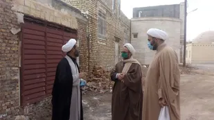 دیدار حجت السلام قره چاهی با روحانیون مستقر بخش نصرآباد شهرستان تفت