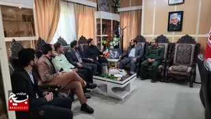 دیدار مدیران ارشد شهرستان زرند با فرماندار به مناسبت گرامیداشت هفته دولت