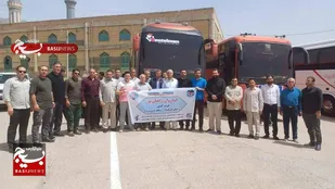 اعزام ۲۳۰ کارمند بسیجی لرستانی به اردوی راهیان نور برای بازدید از منطقه عملیاتی بازی دراز +عکس