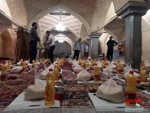 تهیه و تقدیم200بسته معیشتی به نیازمندان