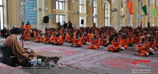 گزارش تصویری/ دیدار آیت الله حسینی همدانی با هزار نفر از پاکبانان شهرداری کرج