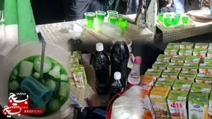 هر شب پای کار انقلاب؛موکب جهادی در میدان فرمانداری هفتکل برپاشد