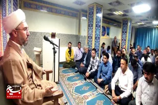 بزرگداشت شهید مقاومت در اداره منطقه ۷ انتقال گاز همدان