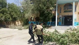 برگزاری اردوی جهادی بسیجیان در شهر چلیچه