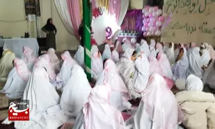 جشن تکلیف شکوفه های باغ زندگی دبستان هاجر گوجان