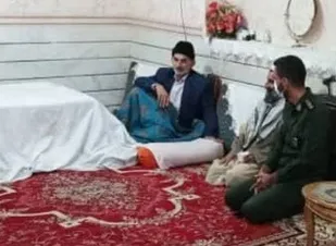 دیدار بسیجیان پیشوا با خانواده شهید مجید و محمد پسندی