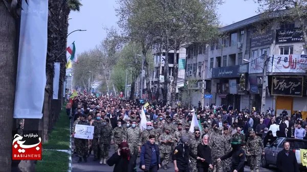 راهپیمایی روز قدس در رشت