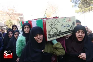آئین تشییع و تدفین شهید گمنام در اداره کل آموزش و پرورش استان البرز به روایت تصویر